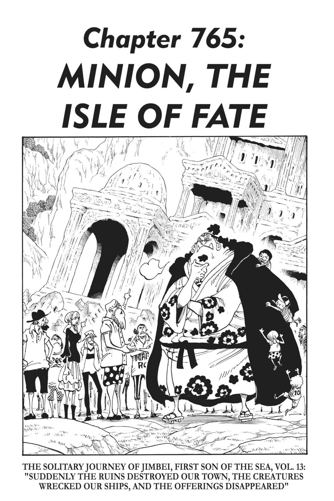  One Piece, Chapter 765 image 01