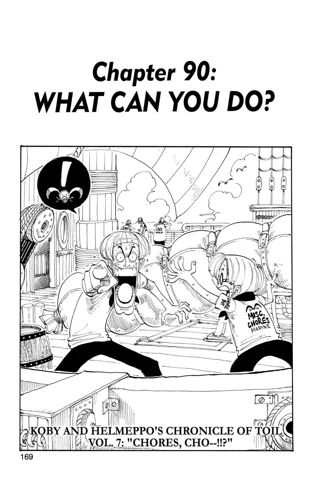  One Piece, Chapter 90 image 01