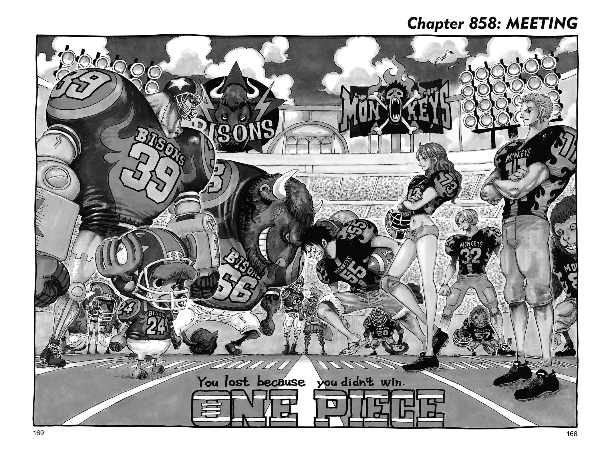  One Piece, Chapter 858 image 01