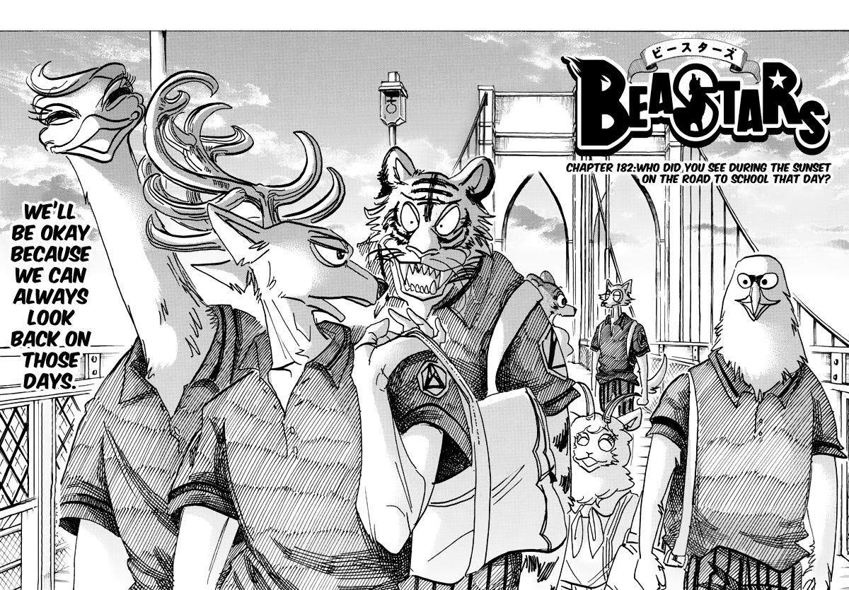 Beastars Manga, Chapter 182 image 001