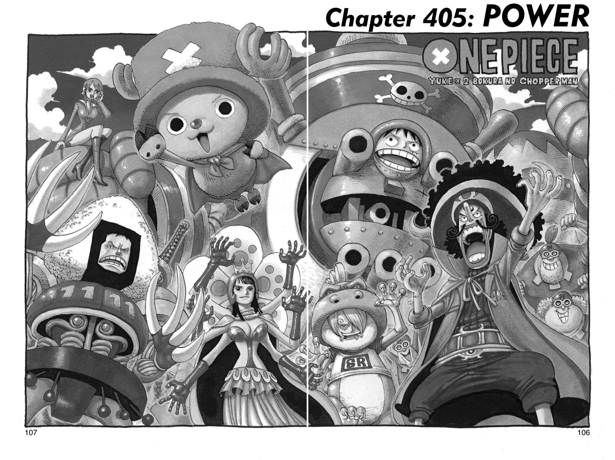  One Piece, Chapter 405 image 01