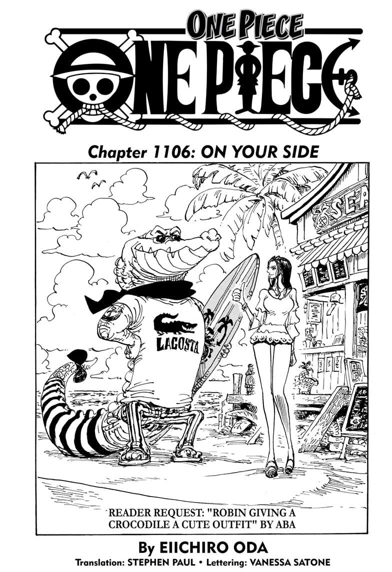  One Piece, Chapter 1106 image 01