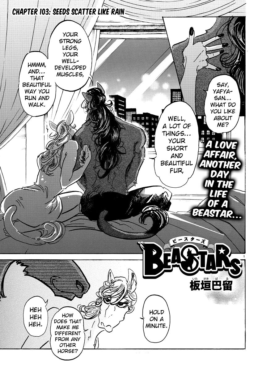 Beastars Manga, Chapter 103 image 001
