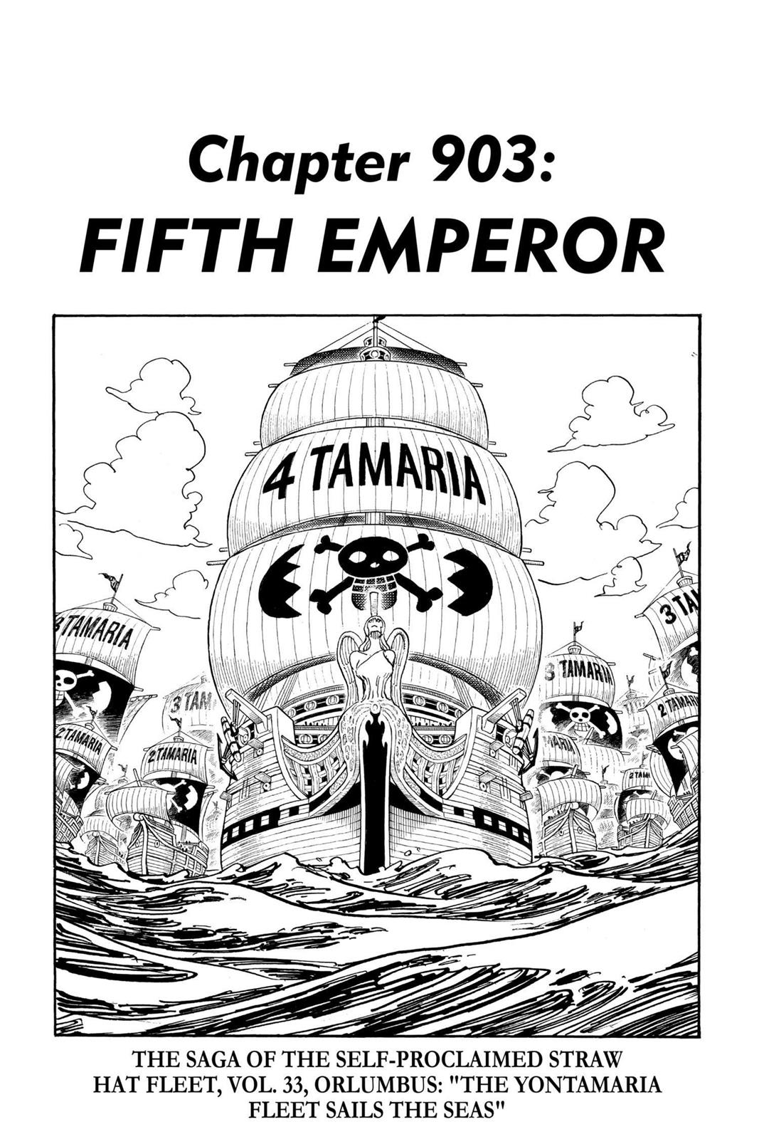  One Piece, Chapter 903 image 01