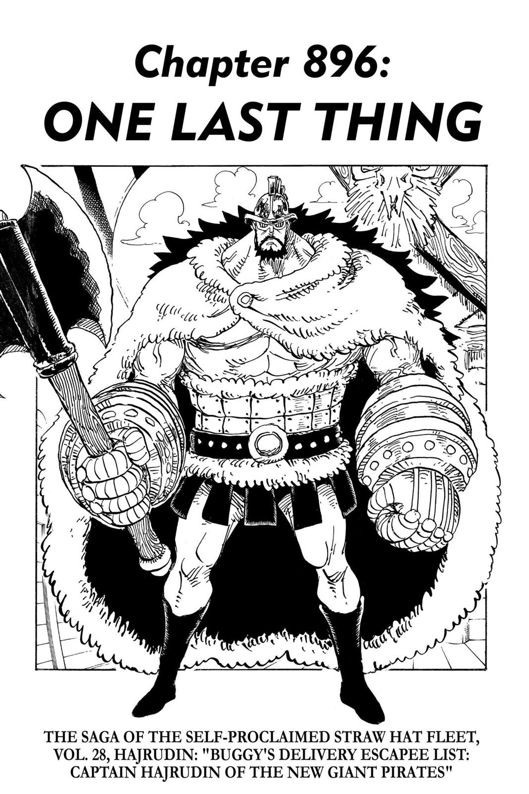  One Piece, Chapter 896 image 01