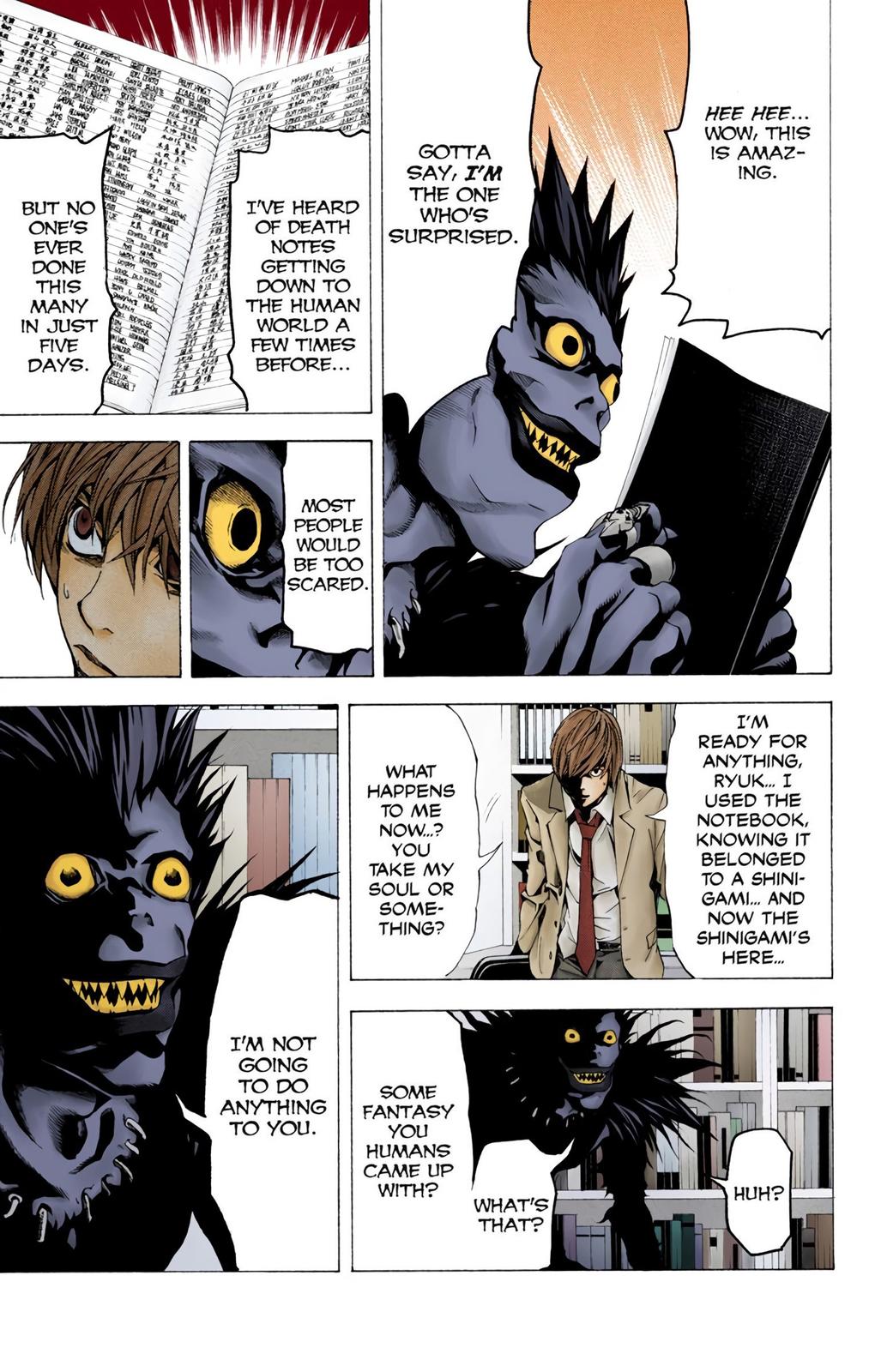  Death Note color,  Chapter 1 image 21