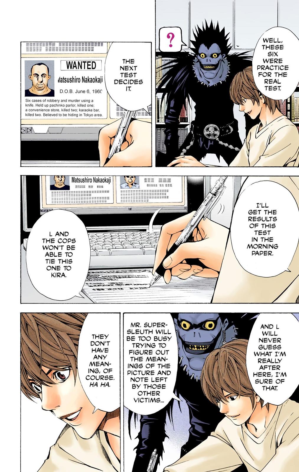  Death Note color,  Chapter 6 image 18