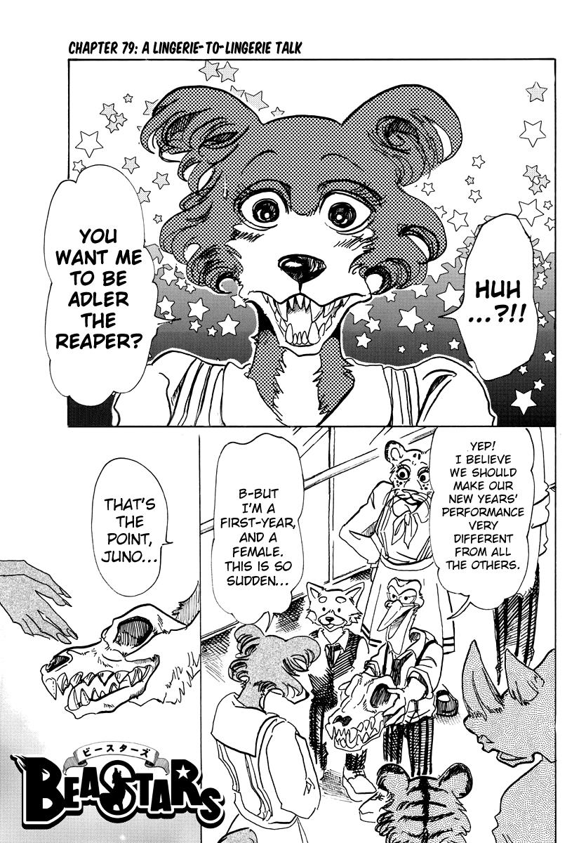 Beastars Manga, Chapter 79 image 001
