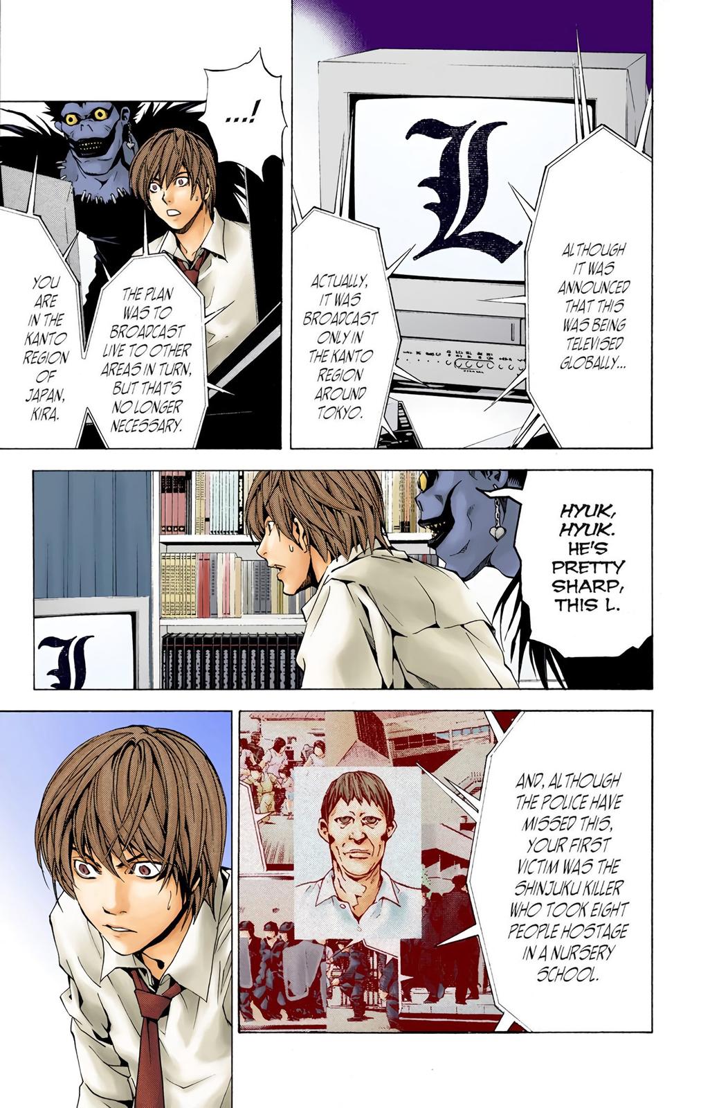  Death Note color,  Chapter 2 image 25