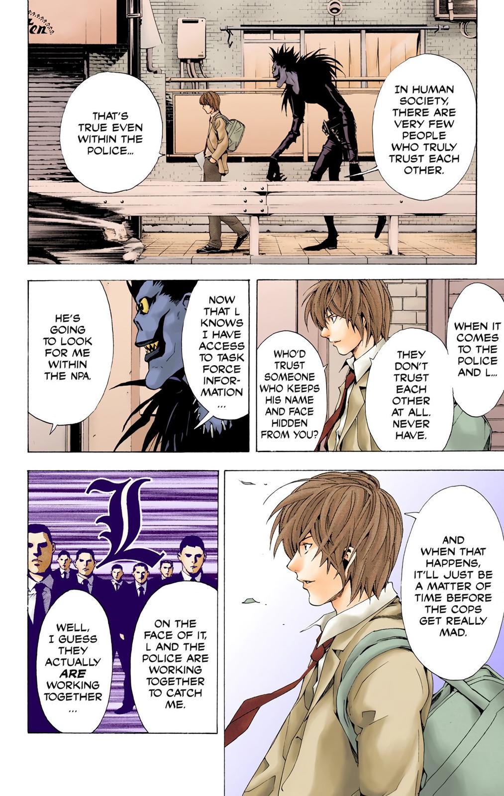  Death Note color,  Chapter 4 image 08