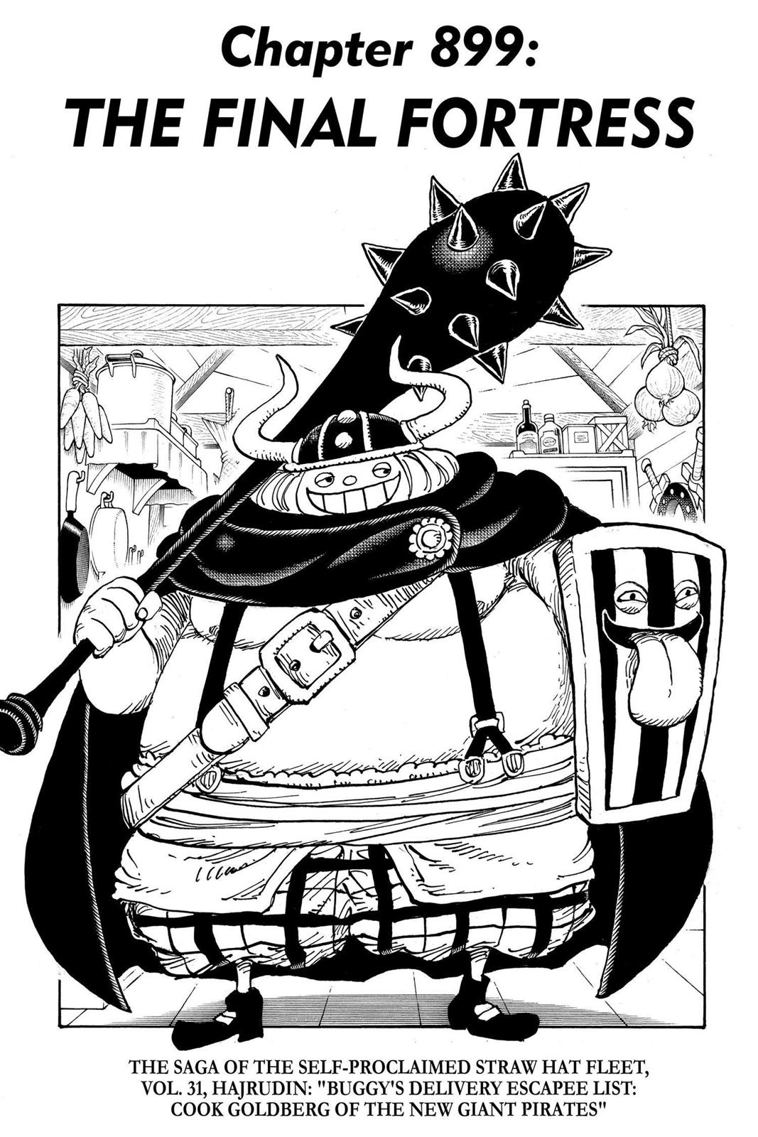  One Piece, Chapter 899 image 01