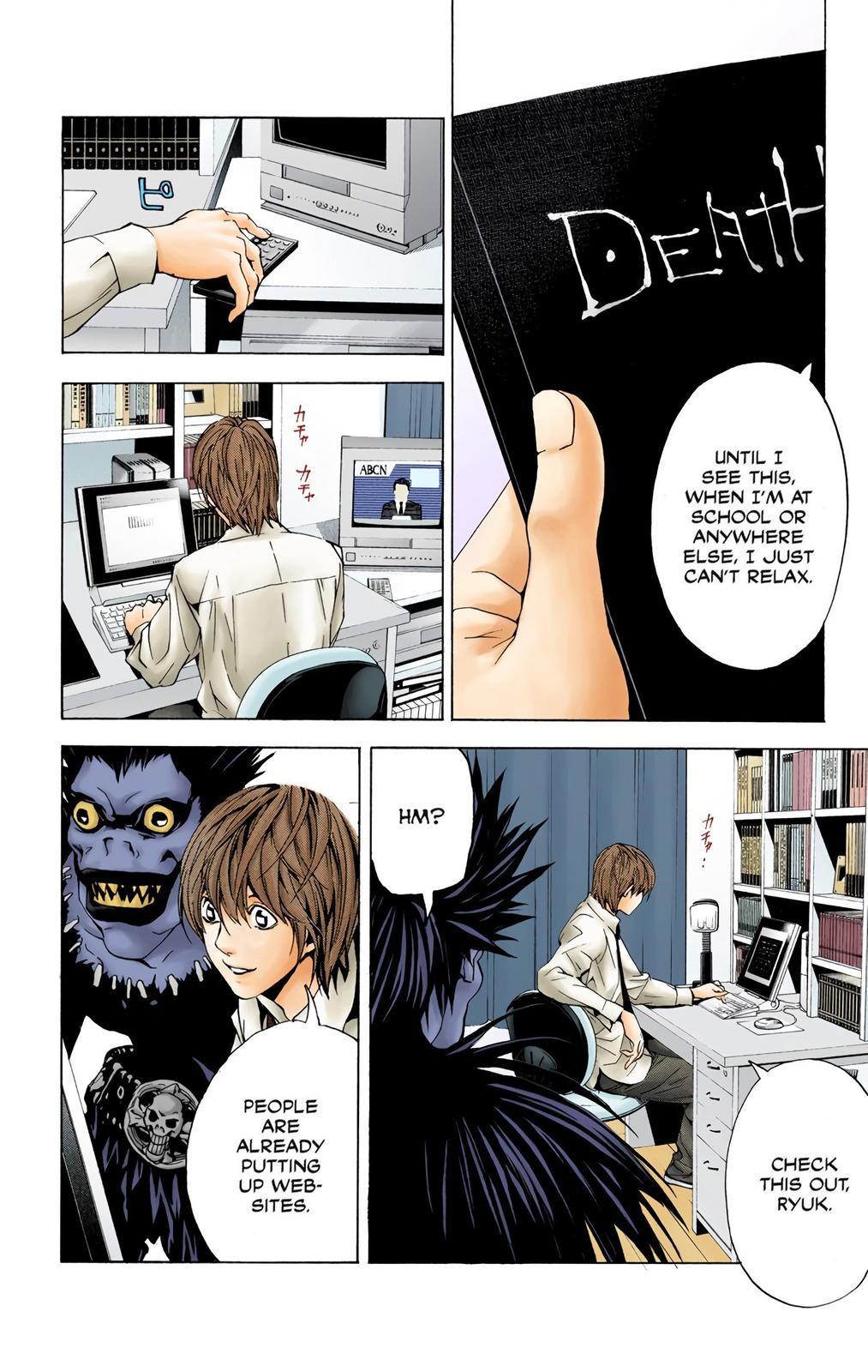  Death Note color,  Chapter 2 image 12