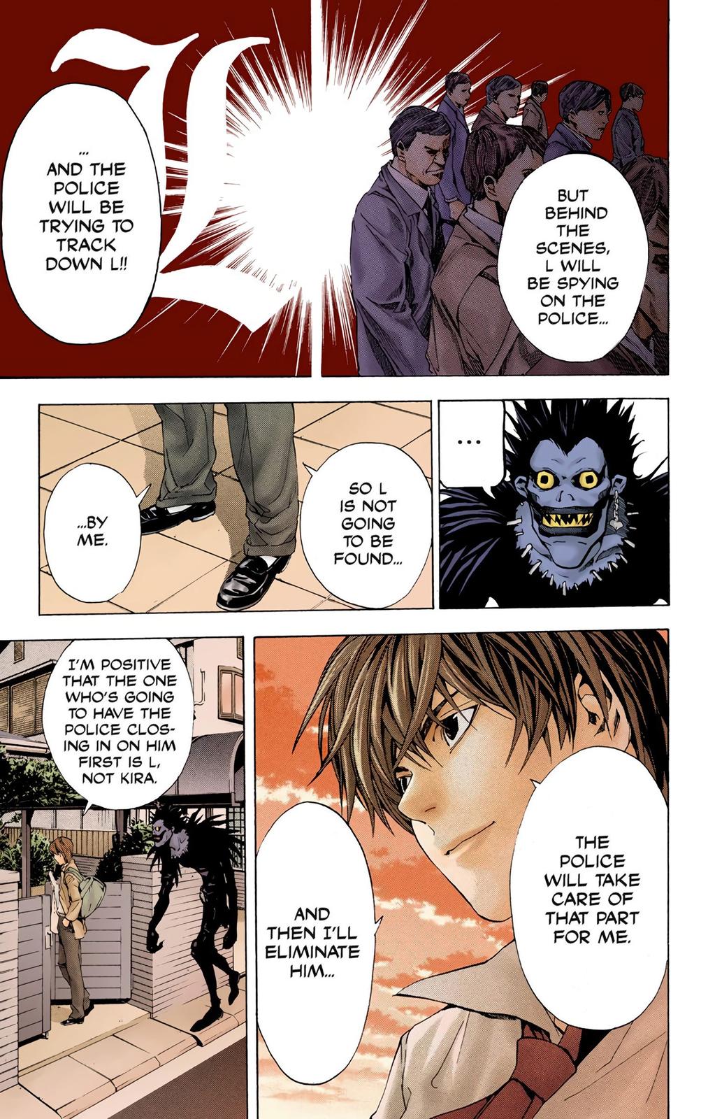  Death Note color,  Chapter 4 image 09