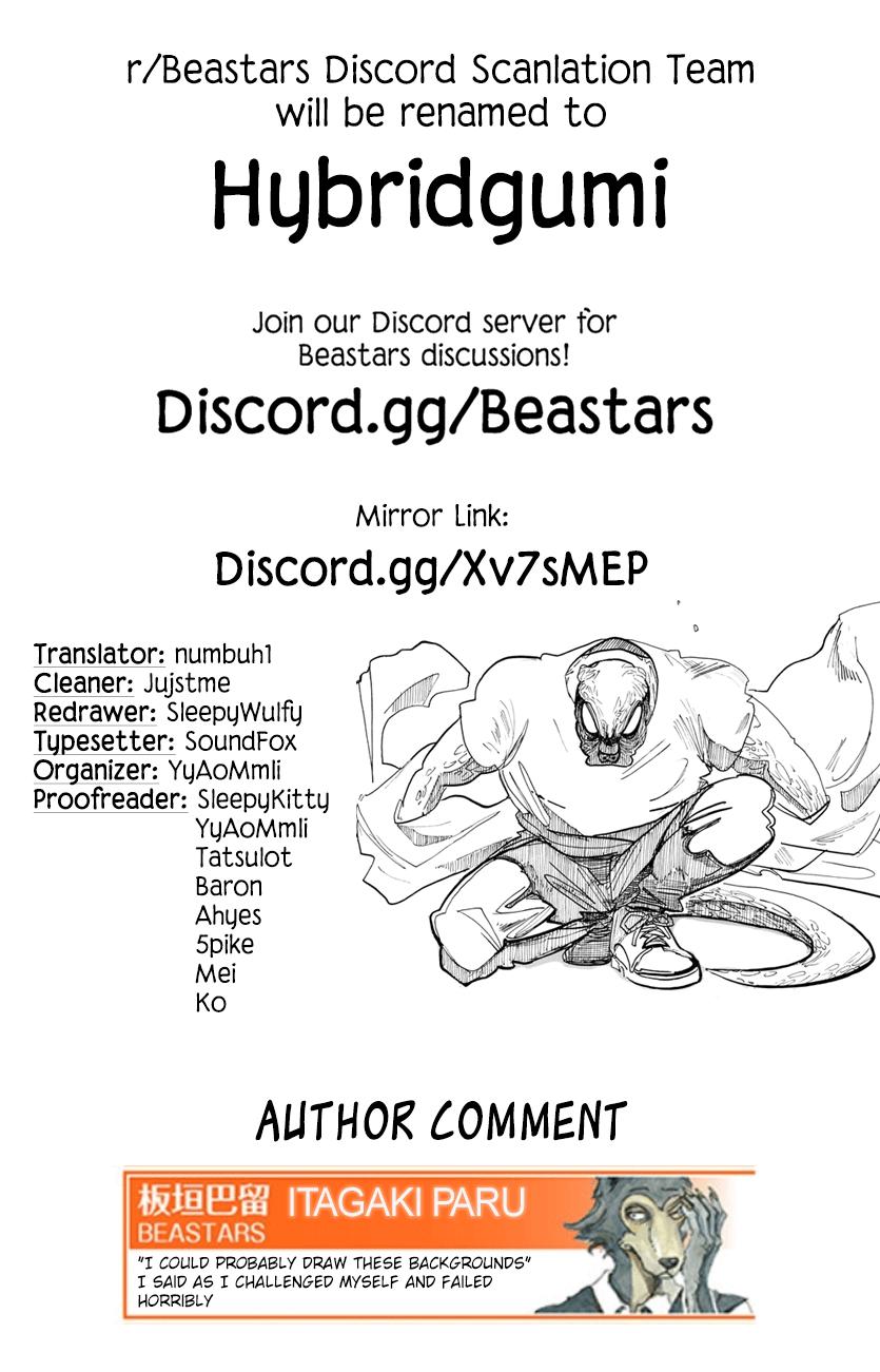 Beastars Manga, Chapter 188 image 019