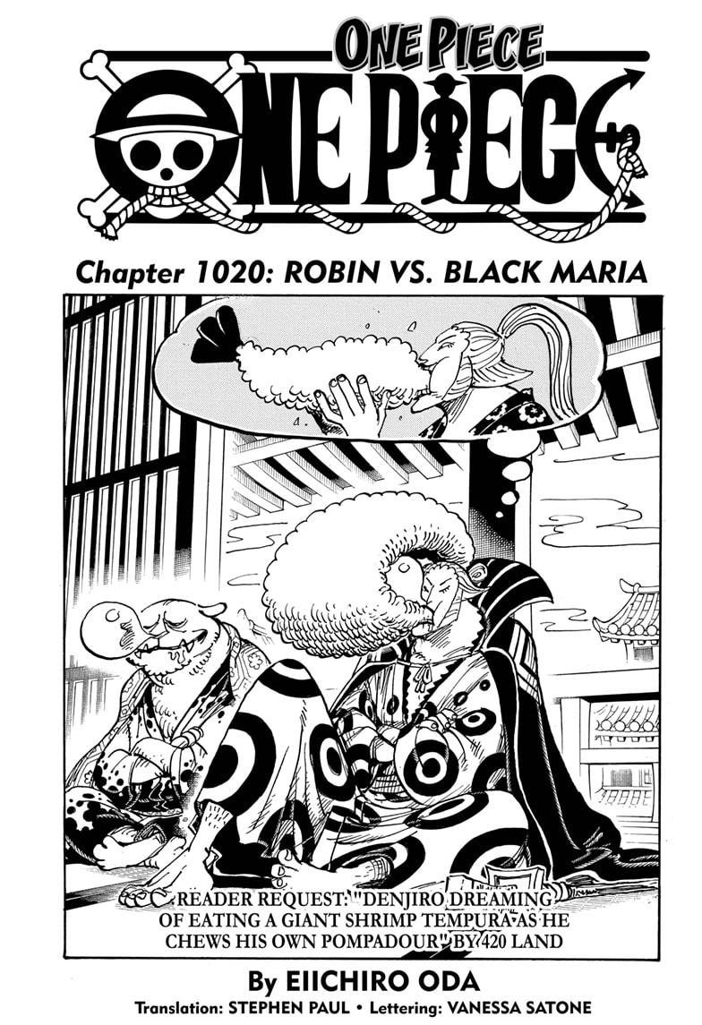  One Piece, Chapter 1020 image 01