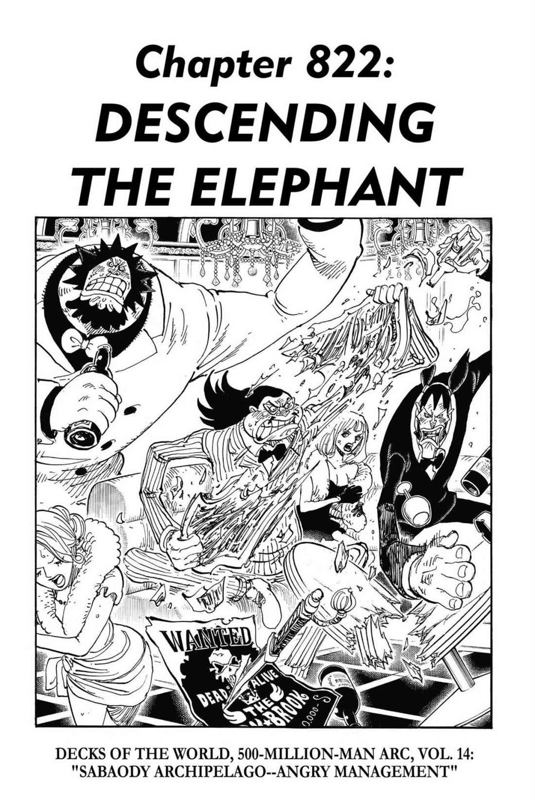  One Piece, Chapter 822 image 01