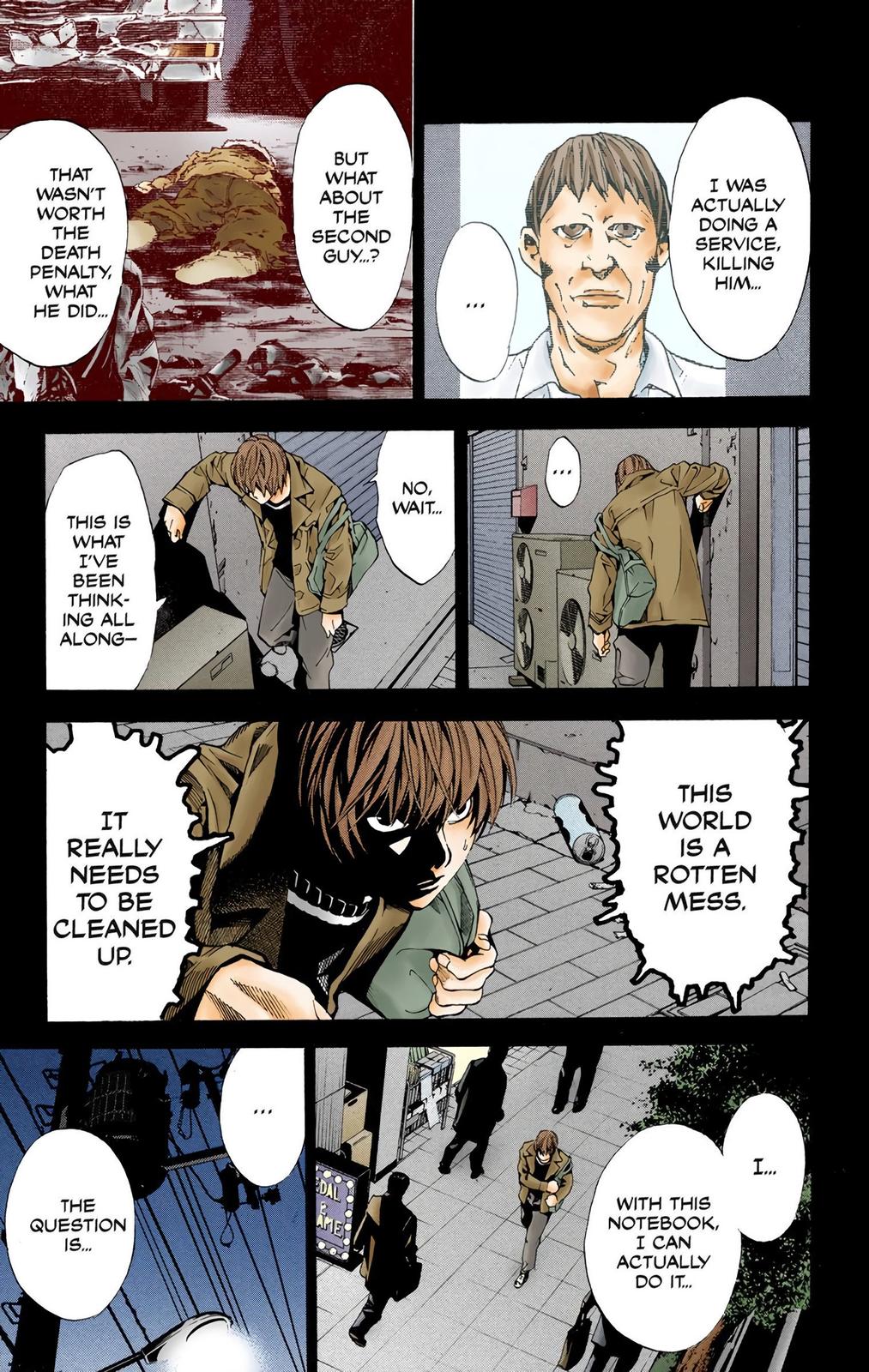  Death Note color,  Chapter 1 image 43