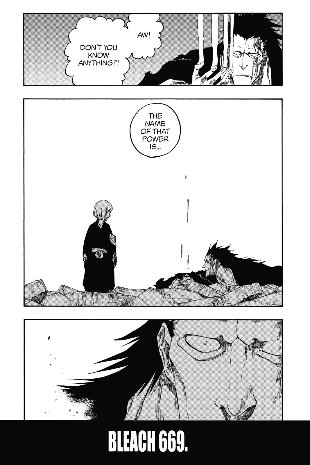 Bleach, Chapter 669 image 001