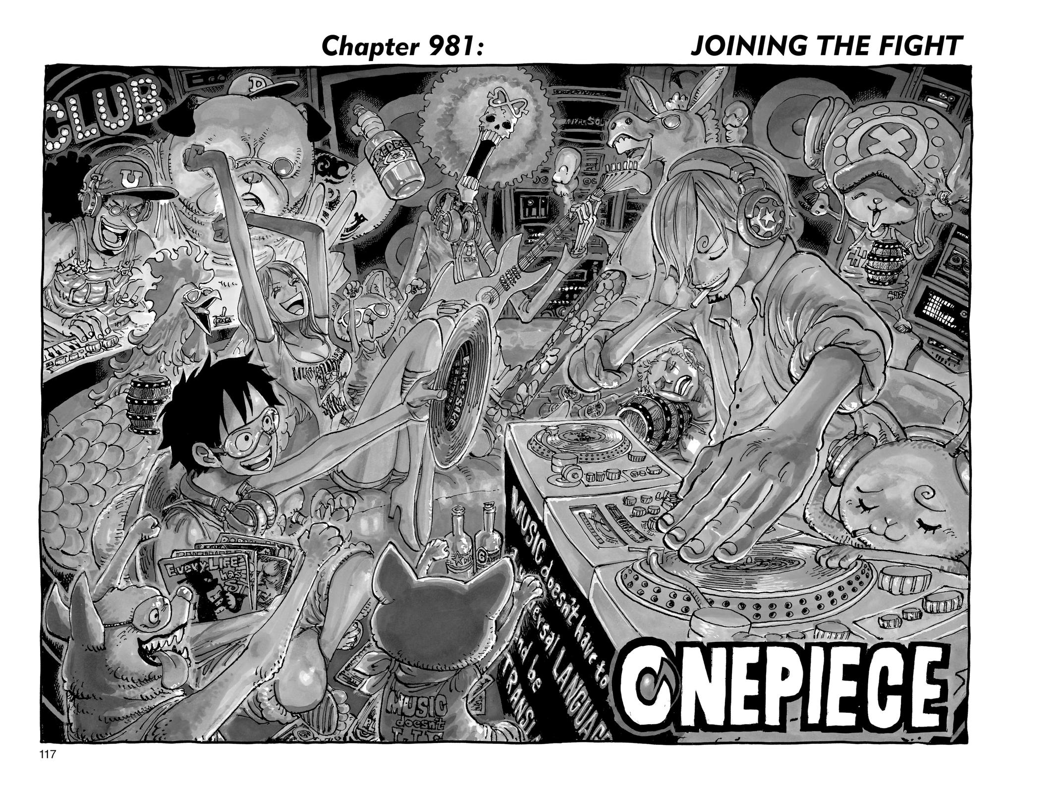  One Piece, Chapter 981 image 01