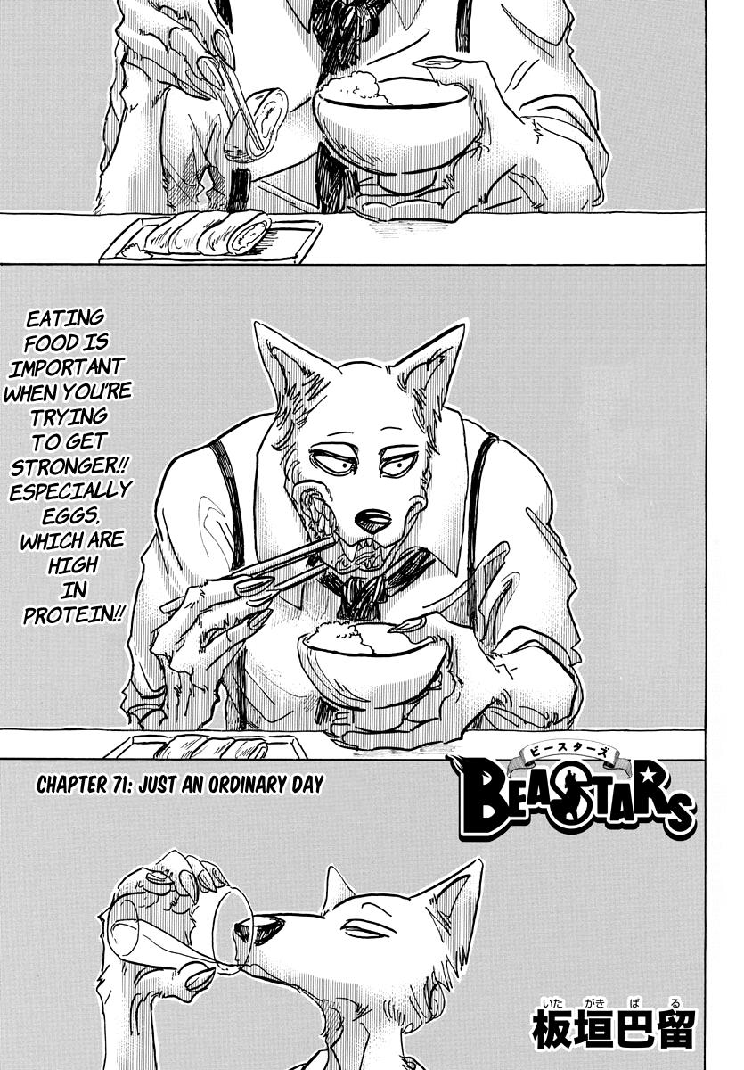 Beastars Manga, Chapter 71 image 001