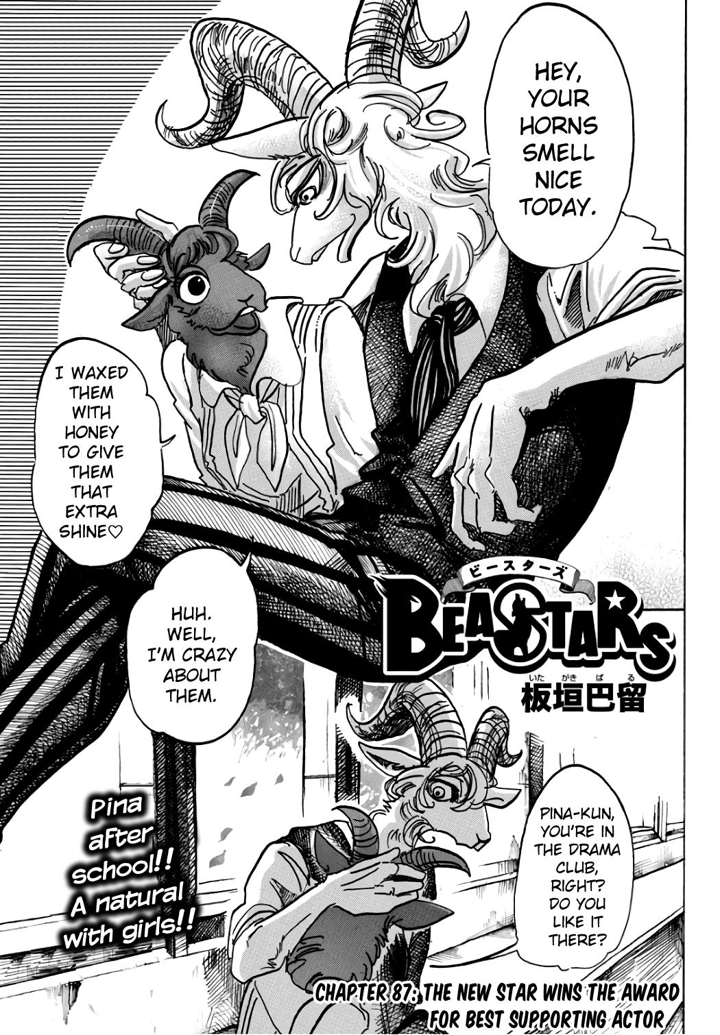 Beastars Manga, Chapter 87 image 001
