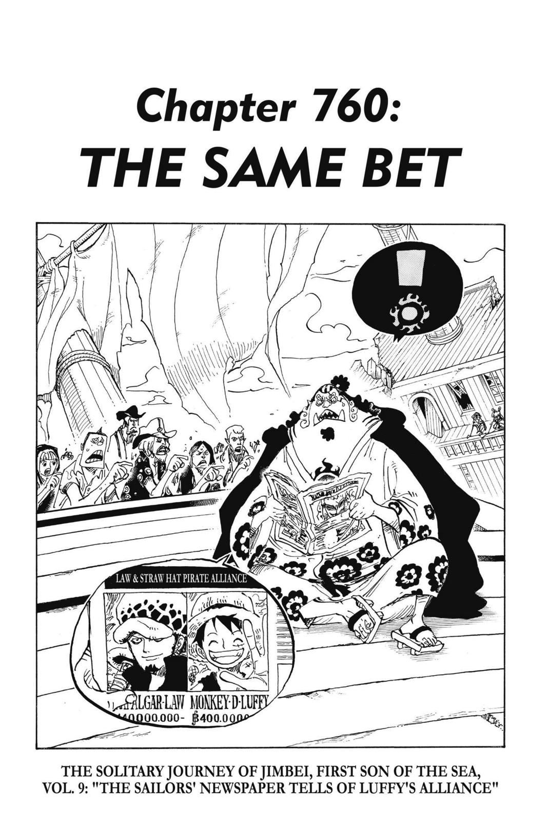  One Piece, Chapter 760 image 01