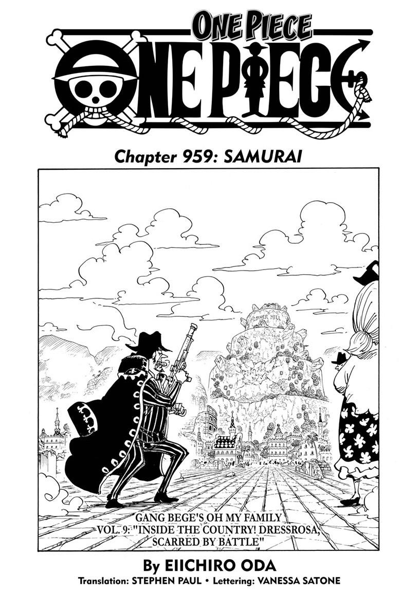 One Piece Chapter 959