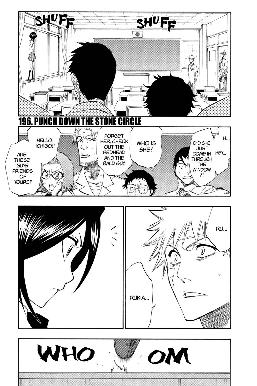 Bleach, Chapter 196 image 001