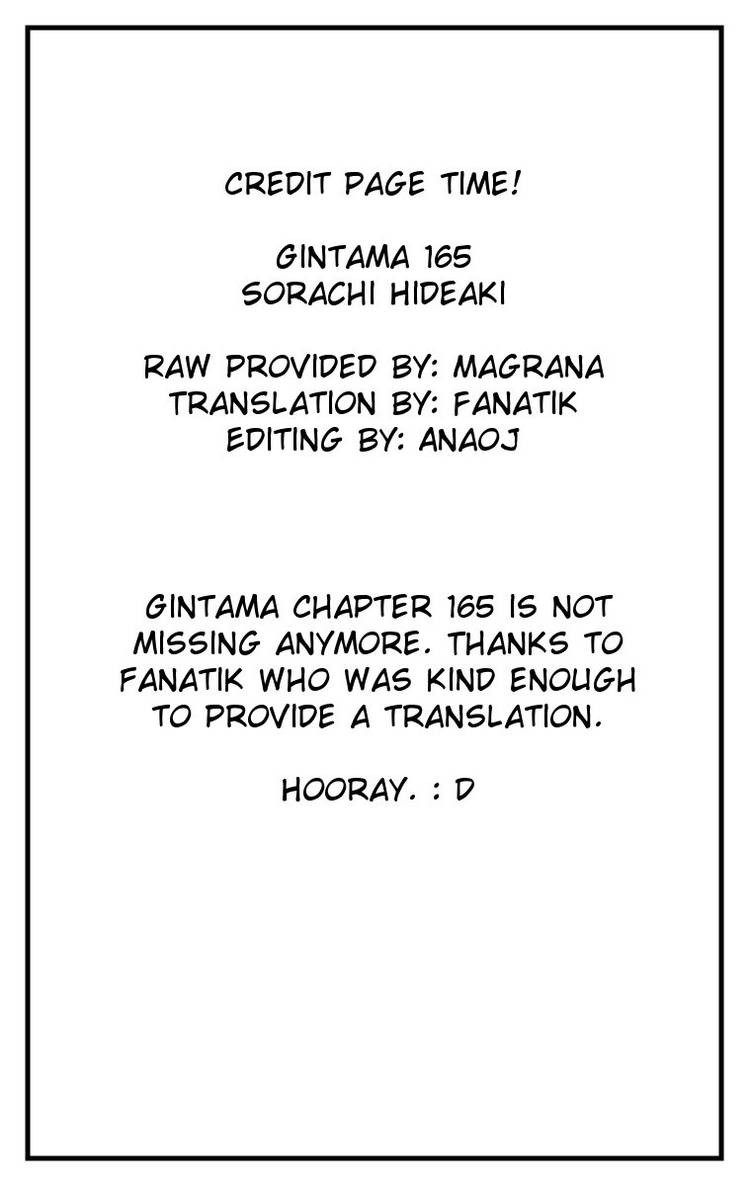 Gintama Chapter, 165 image 001