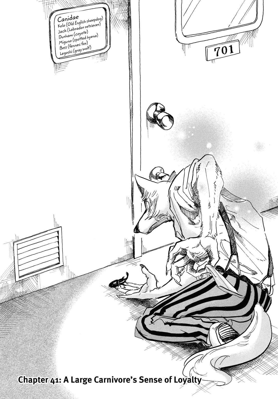 Beastars Manga, Chapter 41 image 001