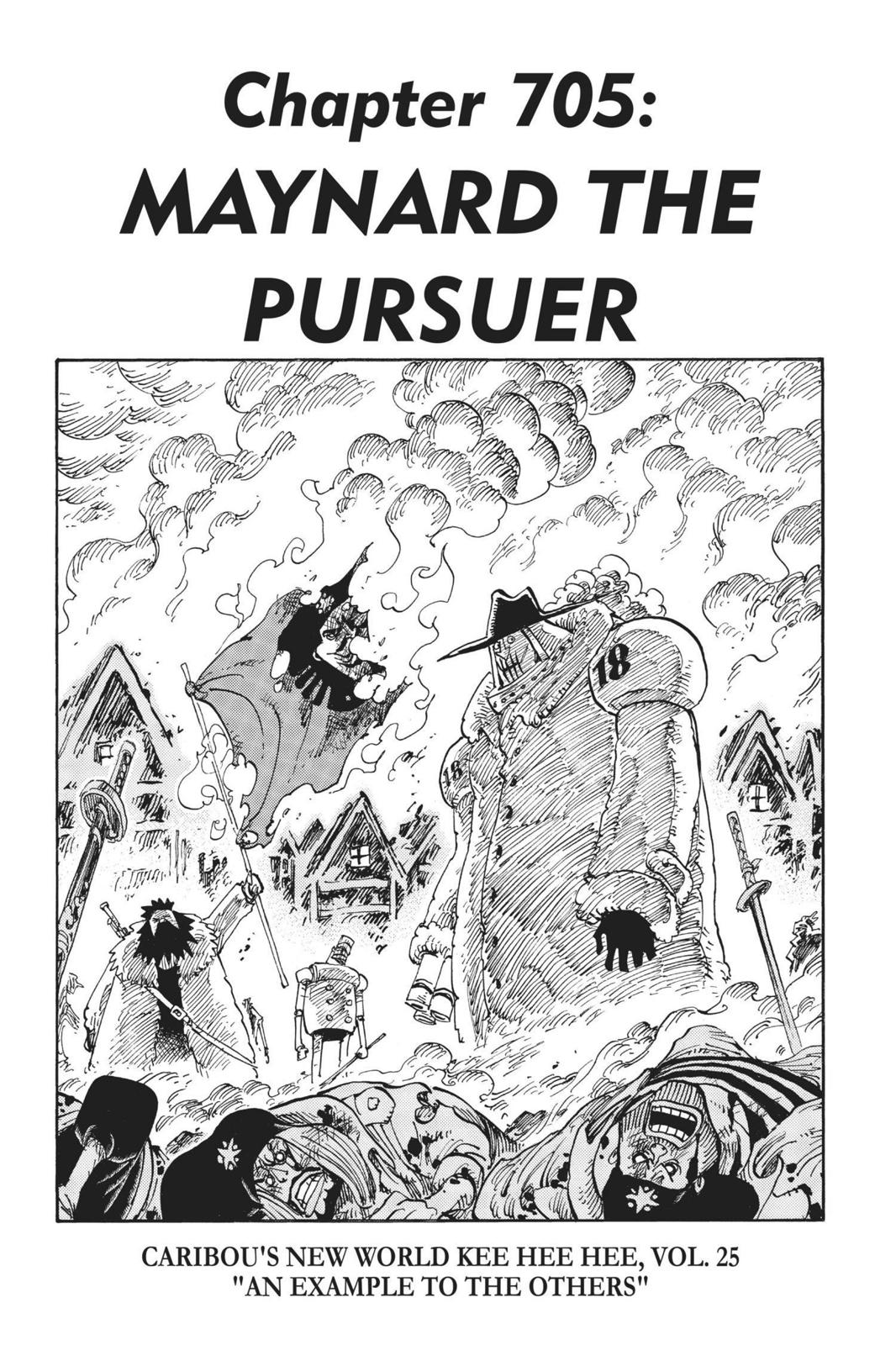  One Piece, Chapter 705 image 01