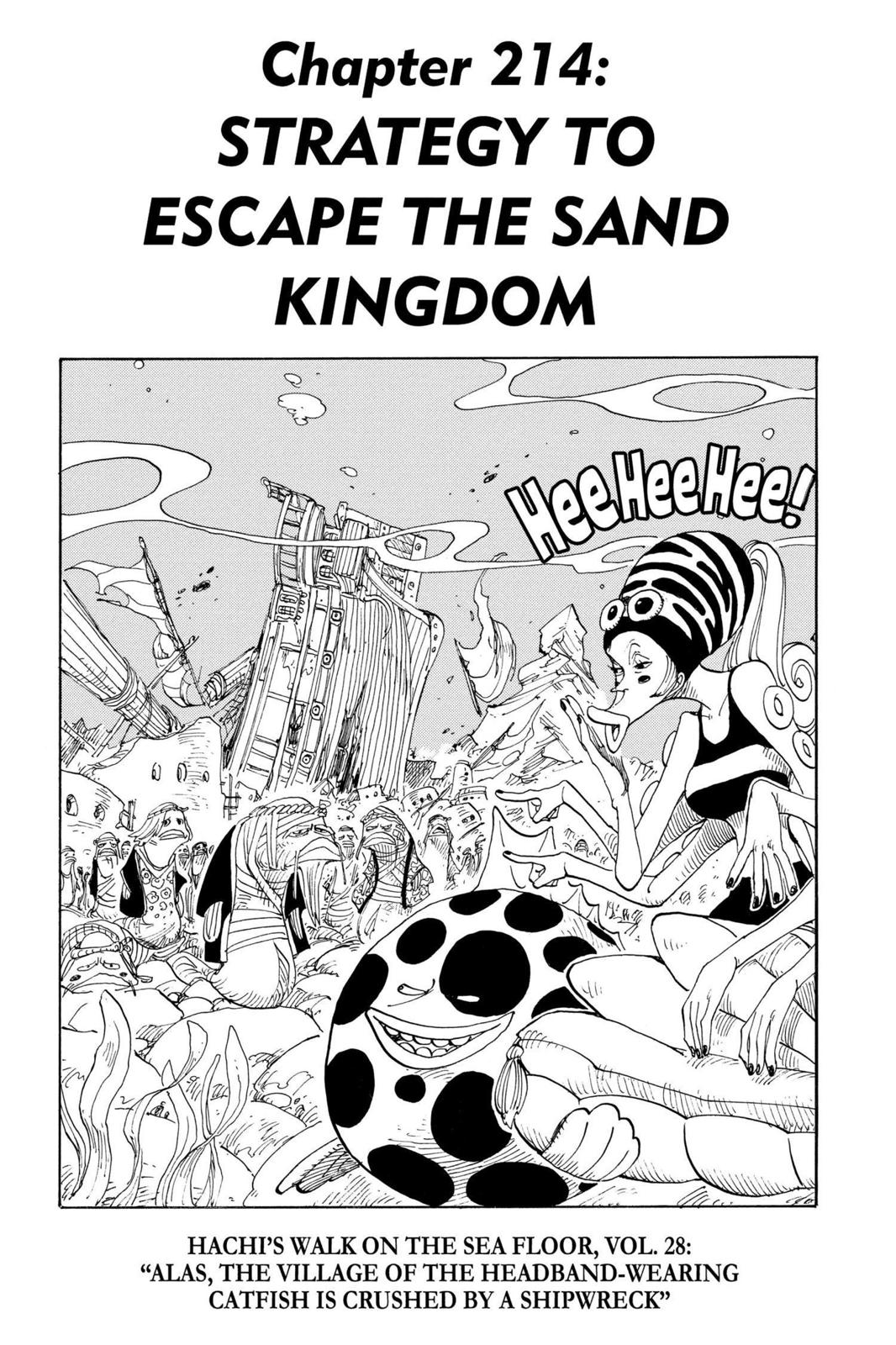  One Piece, Chapter 214 image 01