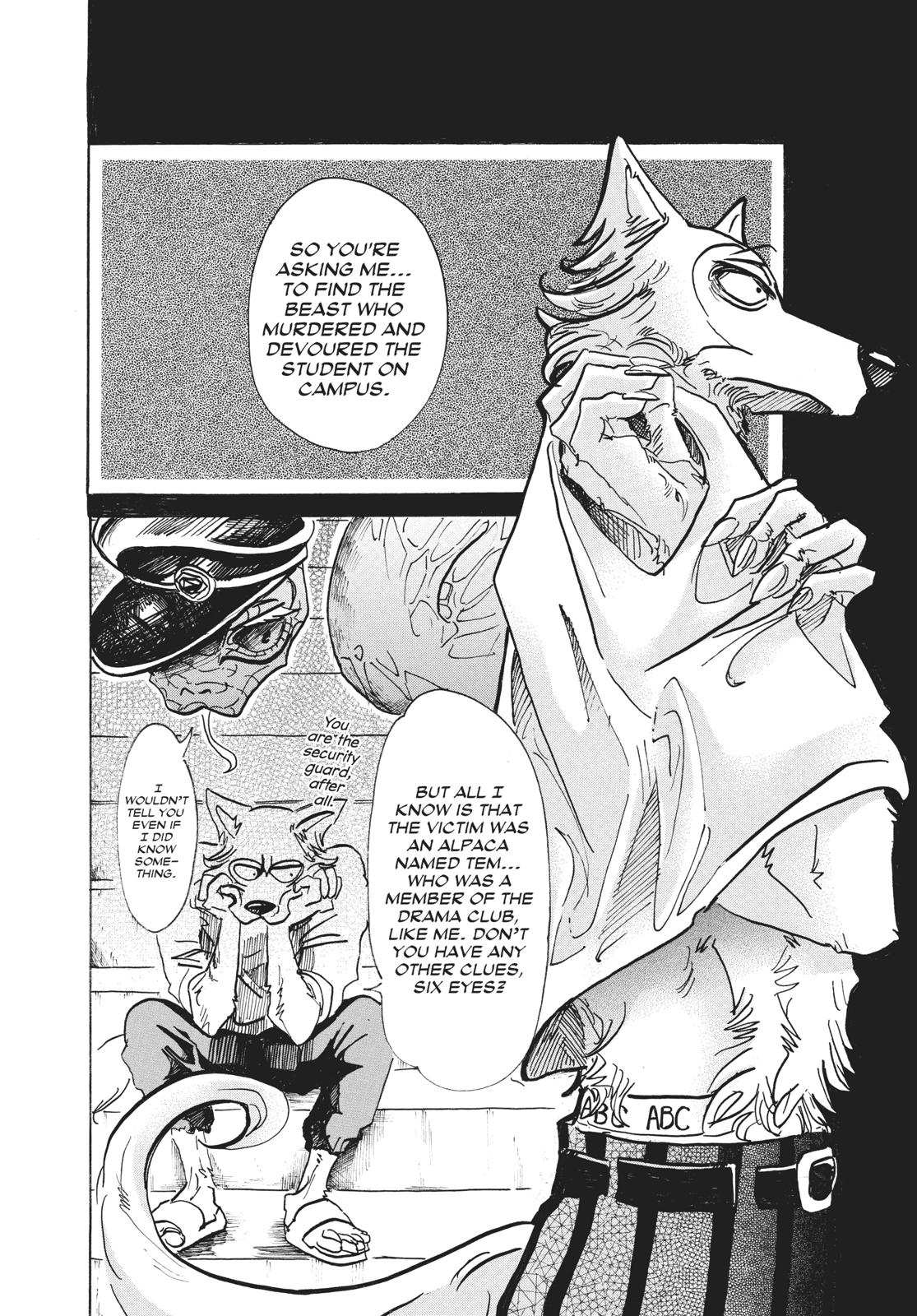 Beastars Manga, Chapter 58 image 002