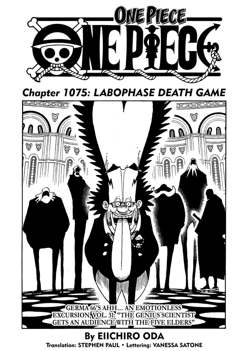  One Piece, Chapter 1075 image 01