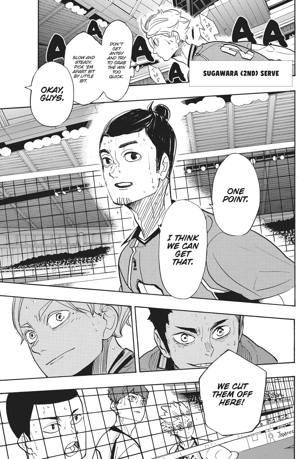 Haikyuu!!, Chapter 354 - Doing my best for my teammates - Haikyuu!! Manga  Online