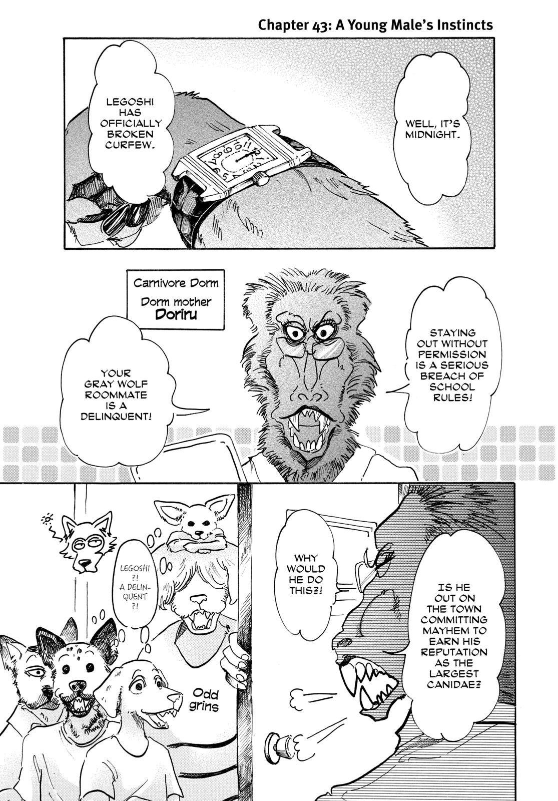 Beastars Manga, Chapter 43 image 001