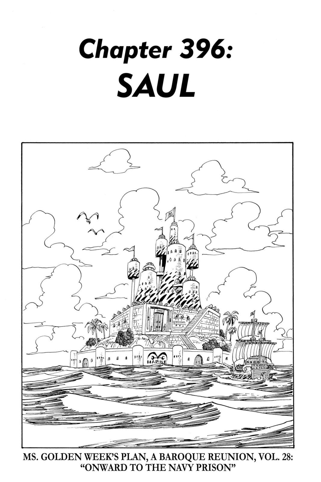  One Piece, Chapter 396 image 01