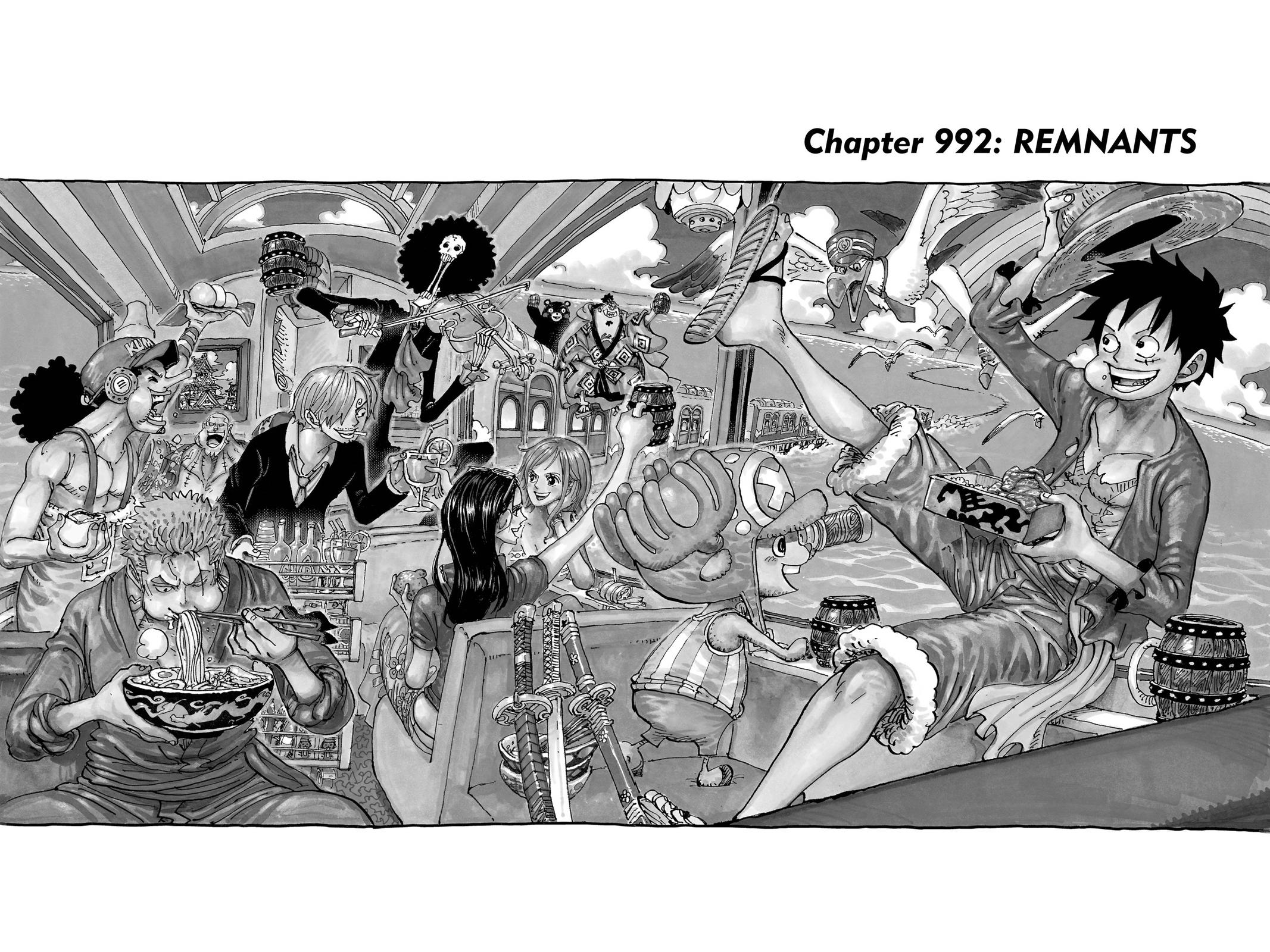  One Piece, Chapter 992 image 01