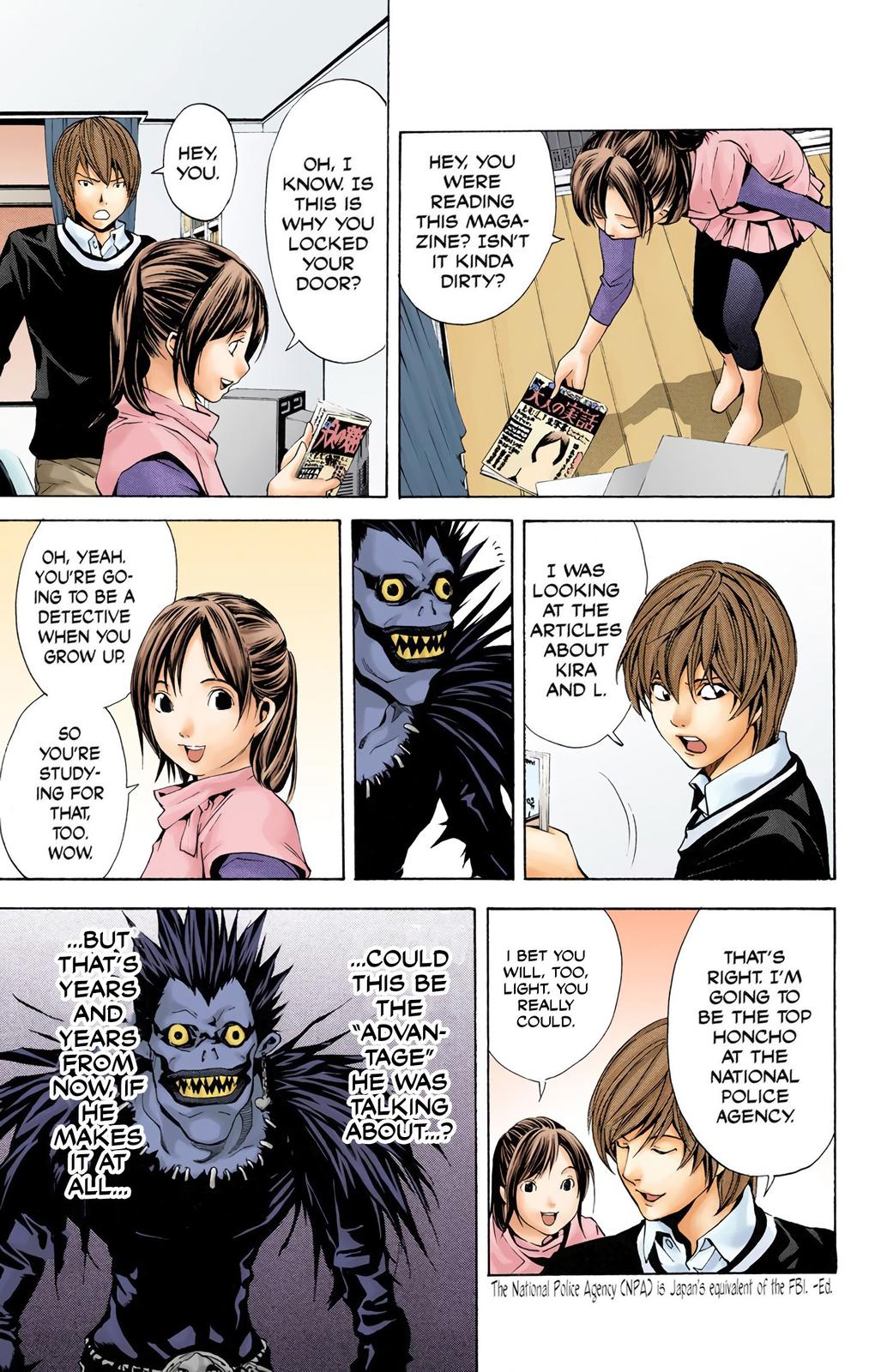  Death Note color,  Chapter 3 image 08