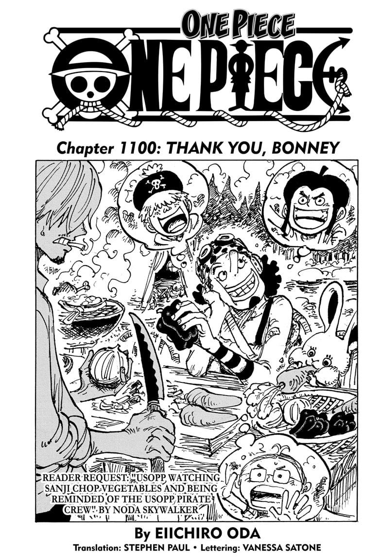  One Piece, Chapter 1100 image 01