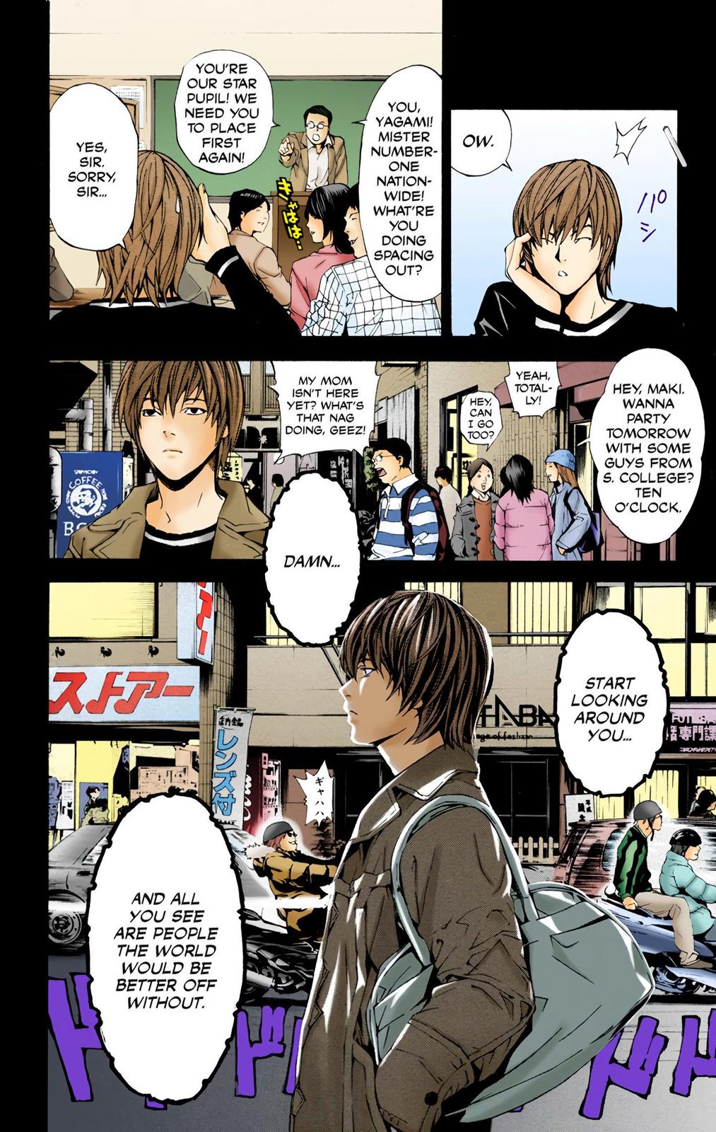  Death Note color,  Chapter 1 image 36