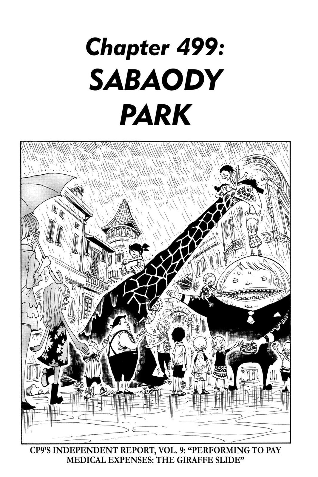  One Piece, Chapter 499 image 01