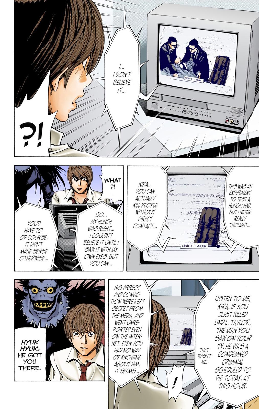  Death Note color,  Chapter 2 image 22