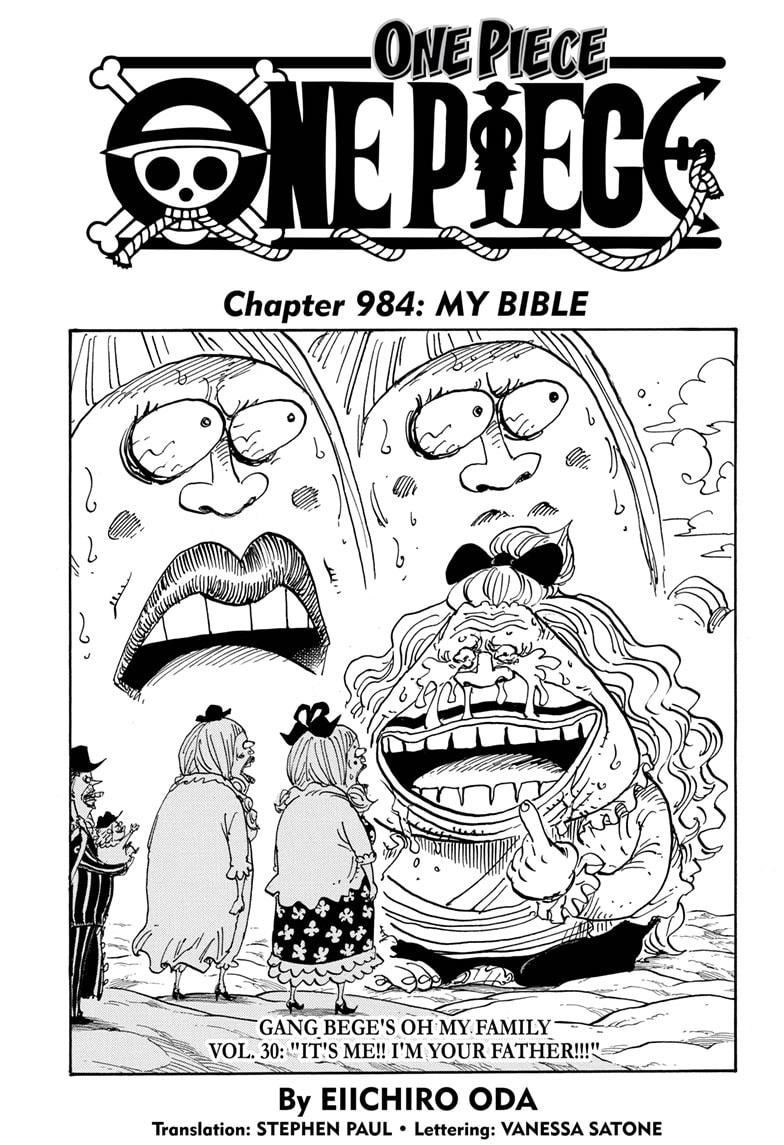 One Piece Chapter 984