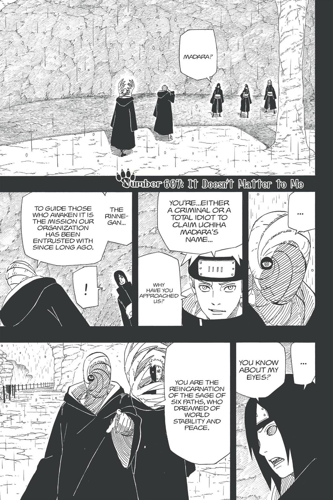 Naruto, Chapter 607 image 001