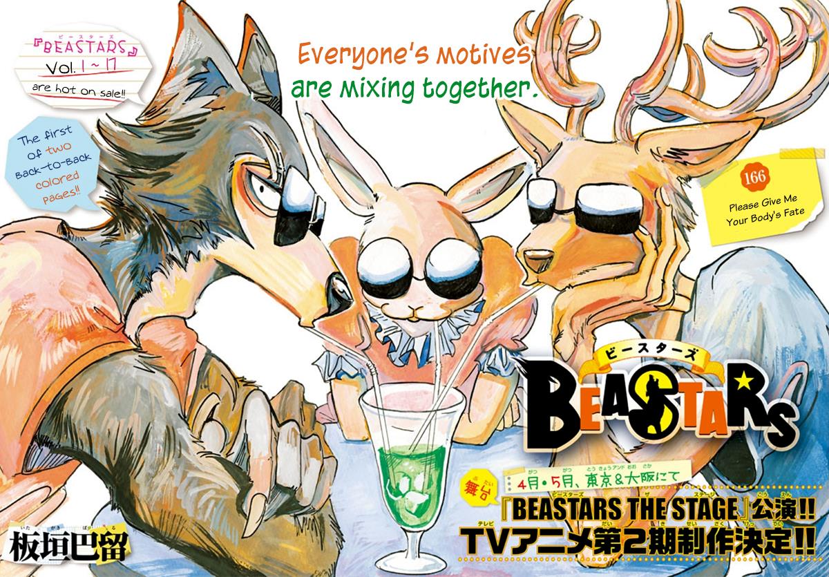 Beastars Manga, Chapter 166 image 001