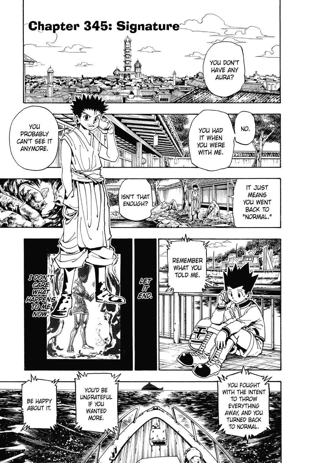 Hunter X Hunter Chapter 345