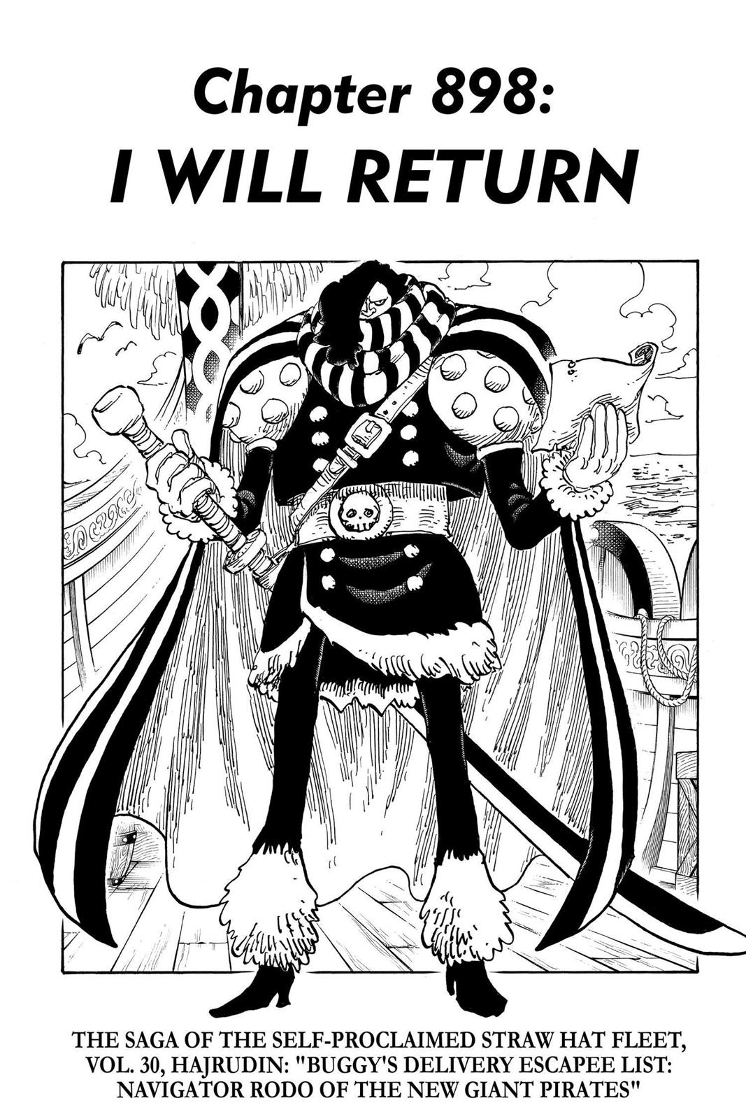  One Piece, Chapter 898 image 01