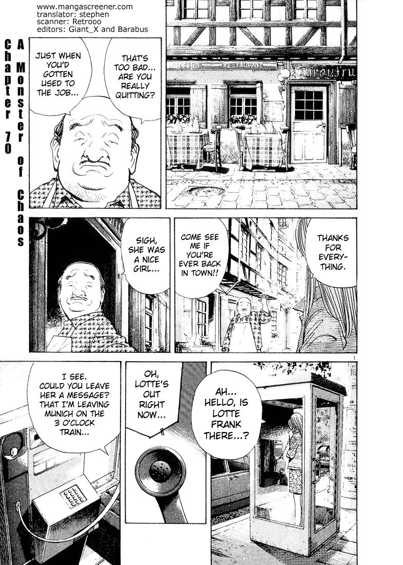 Monster,   Chapter 70 image 01