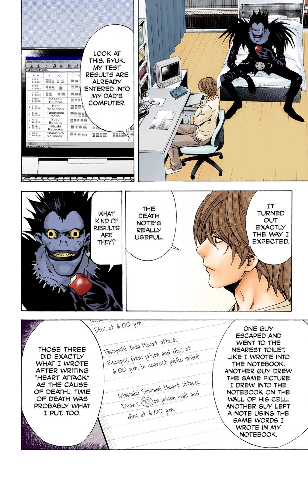  Death Note color,  Chapter 6 image 16